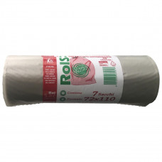 ROTOLO SACCHI 7PZ 72X110 GR.300 NEUTRO AMBRATO C/LACCETTO 25353 (50pz)